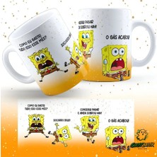 Ghostbastır Design Sünger Bob Kupa Bardak | Tek Adet K0700