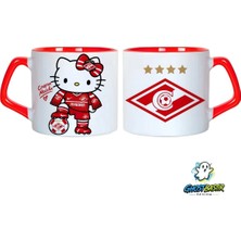 Ghostbastır Design Spartak Moscow Hello Kitty Kupa Bardak | Tek Adet 1079