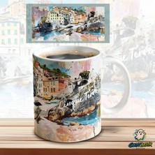 Ghostbastır Design Cinque Terre Kupa Bardak | Tek Adet K0537