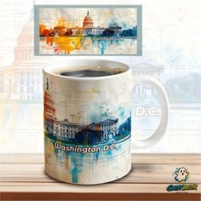 Ghostbastır Design Washington D.c Kupa Bardak | Tek Adet K06717