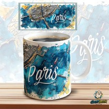 Ghostbastır Design Paris Kupa Bardak | Tek Adet K0652