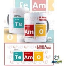 Ghostbastır Design Te Amo Kupa Bardak | Tek Adet K06705