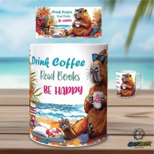 Ghostbastır Design Capybara Kupa Bardak | Tek Adet K0535