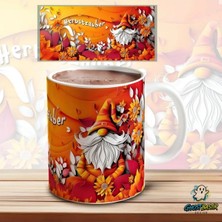 Ghostbastır Design Sonbahar Kupa Bardak | Tek Adet K0680