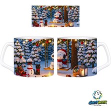 Ghostbastır Design Snoopy Noel | Yılbaşı Kupa Bardak | Tek Adet 1076