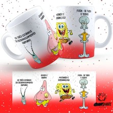 Ghostbastır Design Sünger Bob Kupa Bardak | Tek Adet K0698