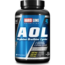 Hardline Nutrition AOL Arjinin Takviyesi 120 Kapsül – Spor Performansı ve Dayanıklılık Artırıcı Destek