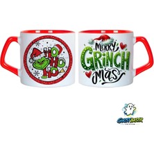 Ghostbastır Design Grinch Noel | Yılbaşı Kupa Bardak | Tek Adet 1001