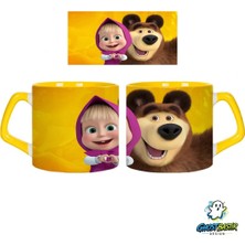 Ghostbastır Design Masha ile Koca Kupa Bardak | Tek Adet 1021
