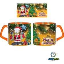 Ghostbastır Design Garfield Noel | Yılbaşı Kupa Bardak | Tek Adet 0995