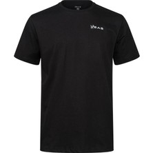 2AS Admin Erkek Sıfır Yaka Siyah T-Shirt Siyah