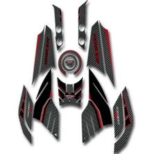 TRACER900 2018 Öncesi  Uyumlu Karbon Bordo