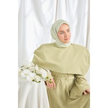 Silk Home Twill Ipek Eşarp Micro Kare Yeşil