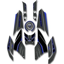 TRACER900 2018 Öncesi Uyumlu Karbon Mavi