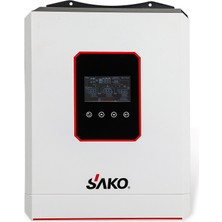 Sako 3.5kva 3.5kw 3500 Watt Tam Sinüs Akıllı H.v. 110A Mppt Inverter 24VDC-220VAC 3500 W Invertör