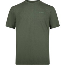 2AS Viloft Sıfır Yaka Haki Erkek T-Shirt