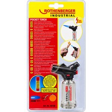 Rothenberger Industrial Pocket Torch Gazlı Pürmüz 1300°C Piezo Ateşlemeli Ayarlanabilir Alev