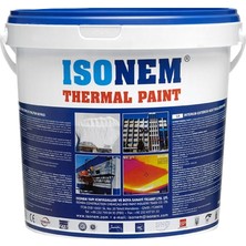 İsonem 5 Lt Thermal Paint İç Ve Dış Cephe Isı Yalıtım Boyası Kolay Uygulama Özelliğiyle Enerji Tasarrufu Sağlar