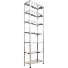 Mira Raf Mira Çelik Raf Sistemleri 31X60x200 cm 7 Raflı Modern Tasarım Çok Amaçlı Kullanım