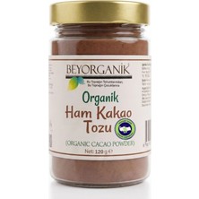 Beyorganik Organik Ham Kakao Tozu 120 gr (PESTİSİT ve KADMİYUM ANALİZLİ)