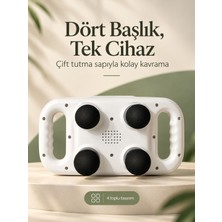 Lisinya Şarjlı Masaj Aleti 4 Toplu Usb-C Girişli Beyaz
