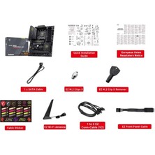 MSI Msı Mag B850 Tomahawk Wıfı7 Ddr5 Hdmı-Usbc Dp Pcıe 5.0 Am5 Atx