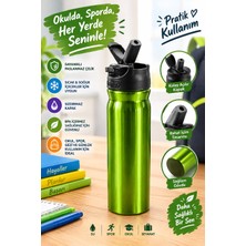 Tüftürük Mikro Çelik Matara 500 ml Mor