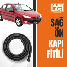 Peugeot 206 Tek Kapı Sağ Ön Kapı Fitili-A KALITE-NUMLAS-NM3715