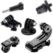 Gplus GP6035VJHA 6 Parça Sony Sjcam Gopro Aksiyon Kamera Aksesuarlarıyla Uyumlu Dönüştürücü Çevirici Adaptör Paketi Universal Adapter Set