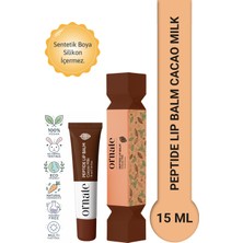Ornate Peptide Lip Balm Cacao Milk , Nemlendirici, Parlatıcı Lip Balm Kakao Ceramide Vitamin E 15ML