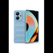 Varsoph Realme 10 Pro 5g Kılıf Optimum Silikon - Sky Blue