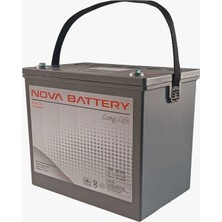 Nova 12V 65AH Deep Cycle Jel Akü (Yeni Üretim)