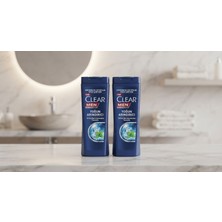 Clear Erkekler Için Yoğun Arındırıcı 10 Kat Derinlemesine Temizlik Etkili Şampuan 2'li Set (350 ml x 2)