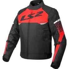 Ls2 Kışlık Mont Apex Evo H2O Kırmızı-Siyah (Iç Astarlı)