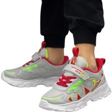 Fiero Mien Unisex Okul Gri Çocuk Günlük Sneaker Ayakkabı — Açık Gri