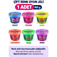 Bubu Bu-Bu Çift Renk Metalik Slime Oyun Jeli 160 gr – 1 Adet