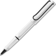 Lamy Safari Roller Kalem Beyaz Metal Siyah Klıps