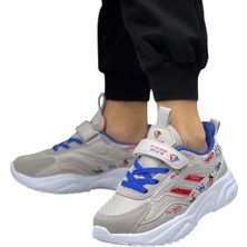Fiero Mien Unisex Açık Gri Çocuk Okul Günlük Sneaker Ayakkabı — Açık-Gri