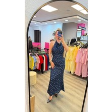 Puantiyeli Bluz Etek Takım