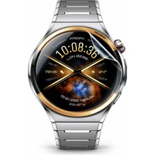 Rova Huawei Watch 6 Pro 46 mm  Uyumlu 3 Adet Şeffaf Ultra Koruyucu Nano Jelatin