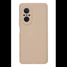 Varsoph Huawei Nova 9 Se Kılıf Nano Içi Kadife Silikon - Pudra
