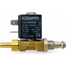 Kemppi 9563002 Kaynak Makinesi Gaz Solenoid Valfi 24V Dc 7,5W