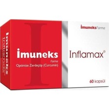 İmuneks Inflamax Optimize Zerdeçöp Curcumin 60 Kapsül  İçerik Bilgisi