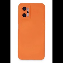 Varsoph Realme 9i 4g Kılıf Nano Içi Kadife Silikon - Turuncu