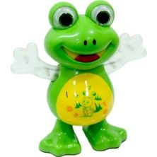 Can Ali Toys Renkli Işıklı ve Müzikli Dansçı Kurbağa 2-4 Yaş Çocuklar İçin Eğlenceli Oyun