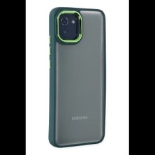 Varsoph Samsung Galaxy A03 Kılıf Dora Kapak - Haki Yeşil