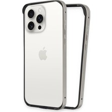 Efnaz Style Joko Apple iPhone 15 Pro Land Bumper Koruma Kapak - Titan Gri