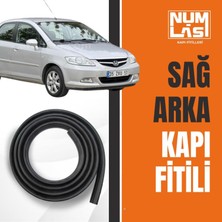 Honda City (2006-2008) Sağ Arka Kapı Fitili-A KALITE-NUMLAS-NM6079