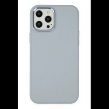 Varsoph Apple iPhone 12 Pro Max Kılıf Asya Deri Silikon - Sierra Blue