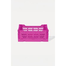 Aykasa 261710 Bodacious Katlanabilir Kasa 26 x 17 x 10 cm Fuşya Renkli Dayanıklı Depolama